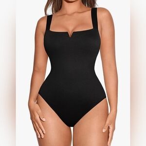 FeelinGirl Square Neck Bodysuit #833